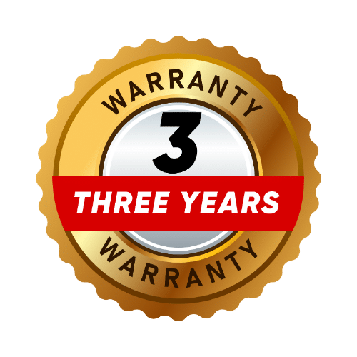 Gold 3-Year Warranty badge representing the Covenant 3-Year Home Integrity Warranty™, the first builder-backed annual warranty in the United States.