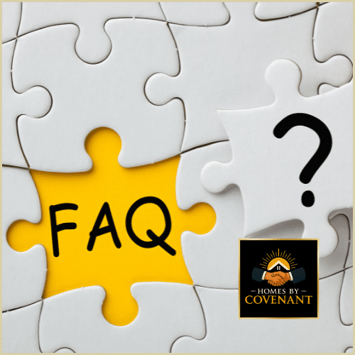 FAQ puzzle image representing common modular home questions and answers.